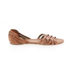 Sugar brown tan strappy flat sandals